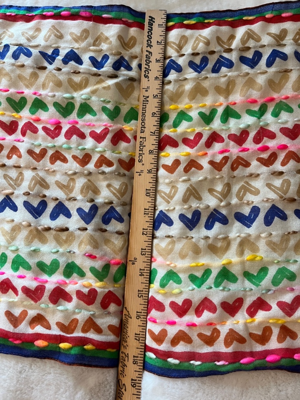 Anthropologie Erfurt Rainbow Wool Yarn Scarf - Picture 5 of 11